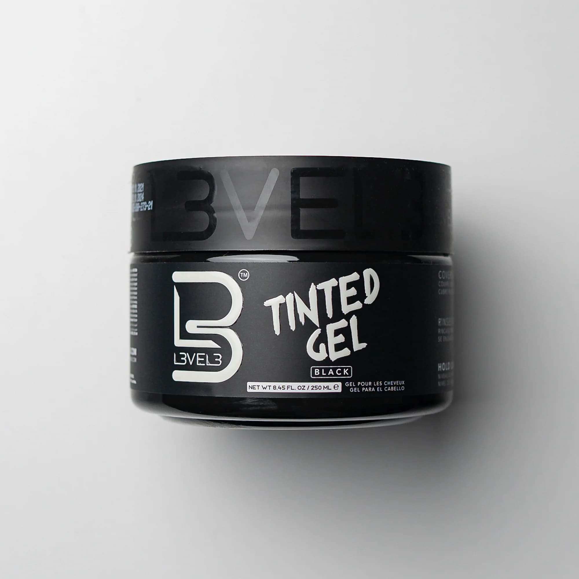 L3VEL3 Tinted Gel negro, 250 ml